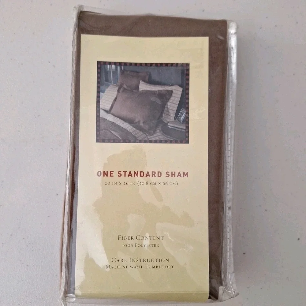 Vintage Target Brand Woolrich Pillow Sham Brown Standard 20 in x 26 in NEW